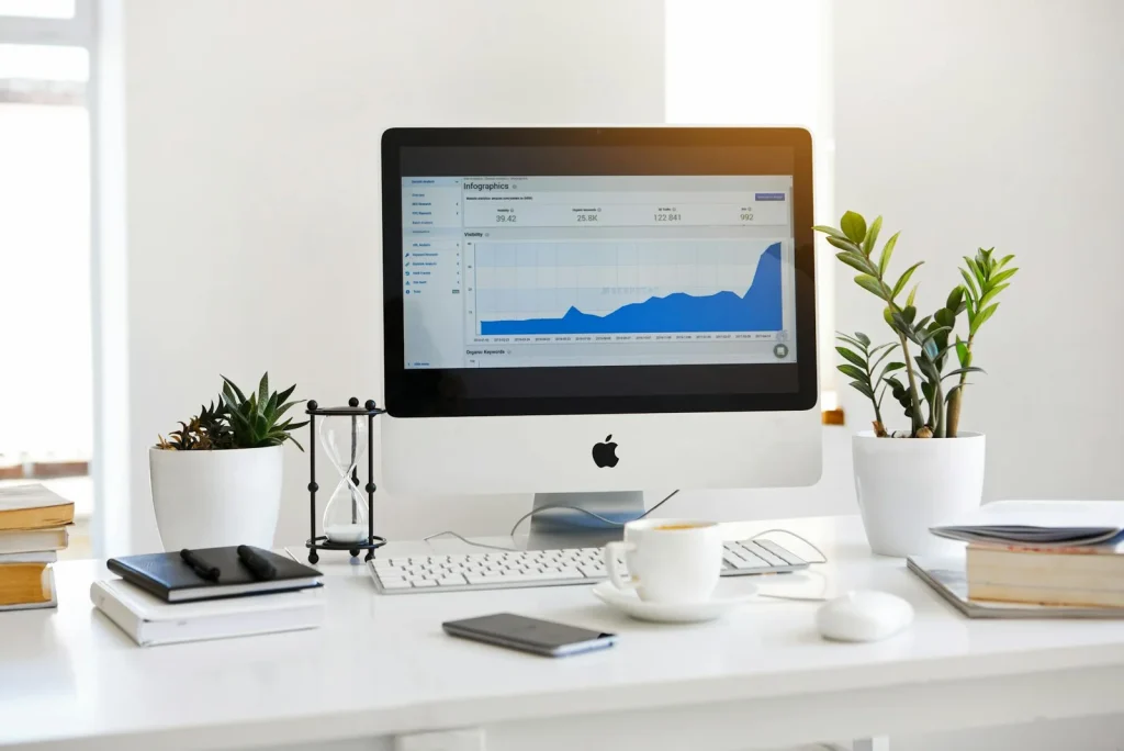 Google Search Consol shown web traffic