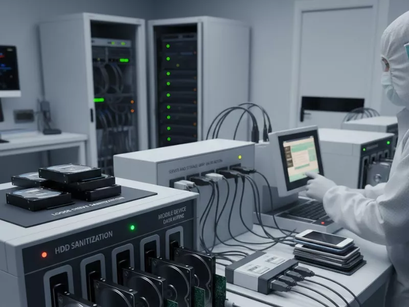 Device-Specific Sanitization
HDD (Hard Disk Drive) Sanitization
SSD (Solid State Drive) Sanitization
SATA, SAS, and NVMe Drive Erasure
Mobile Device Data Wiping
Server and Storage Array Sanitization
Loose Drive Sanitization